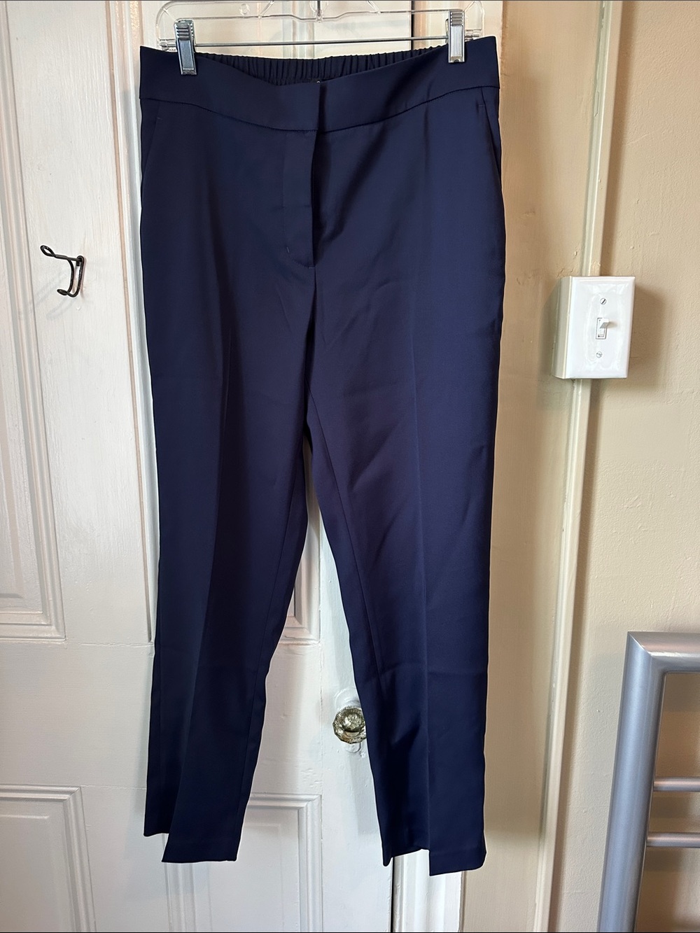 NWT Quince Navy Women's Tailored Pull-On Pants